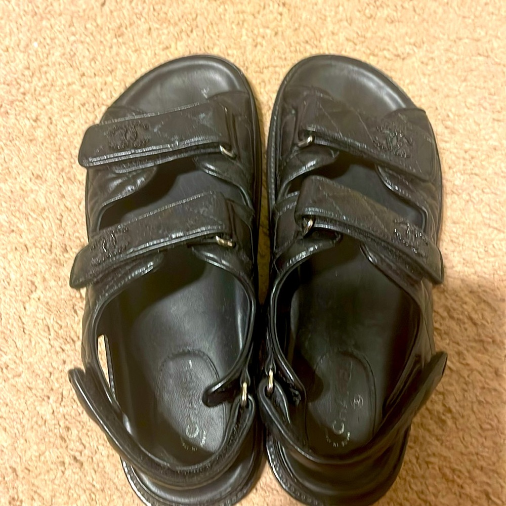 Authentic Chanel dad sandal.